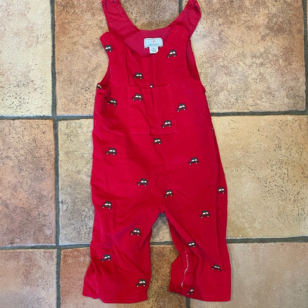 Classic Prep Childrenswear embroidered Overalls